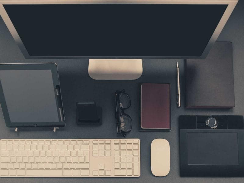 A diverse team of professionals collaborating in a modern office environment.